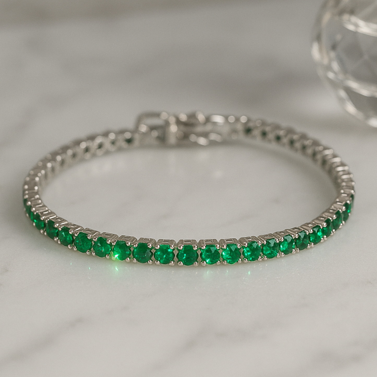 Emerald Tennis Bracelet