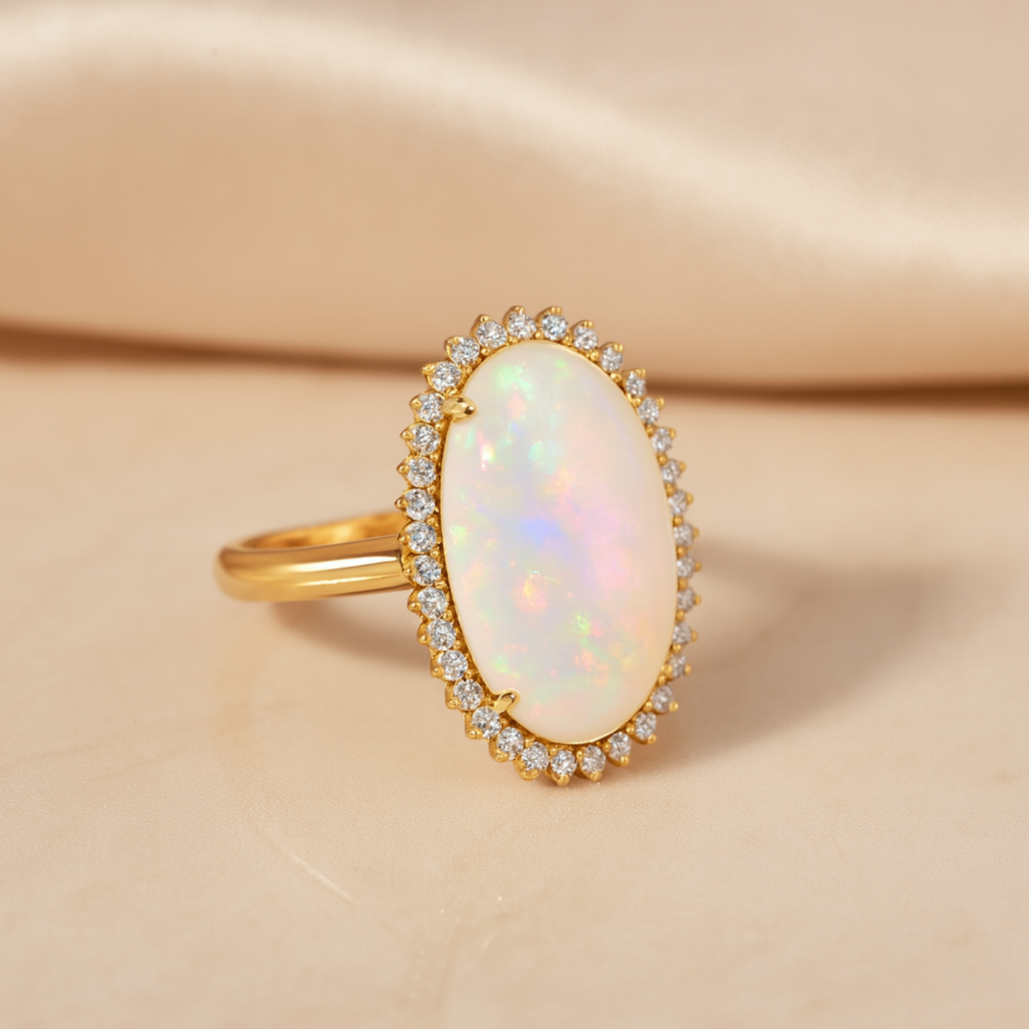 Aurora Opal Ring