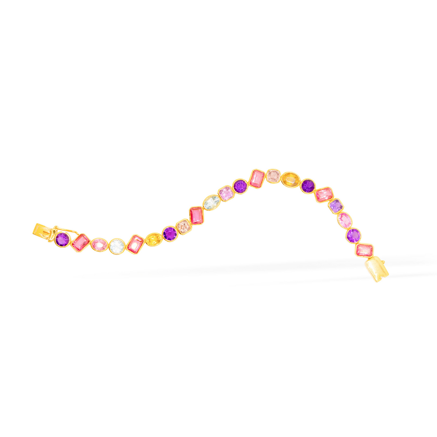 Multi Gem Stone Royale Bracelet