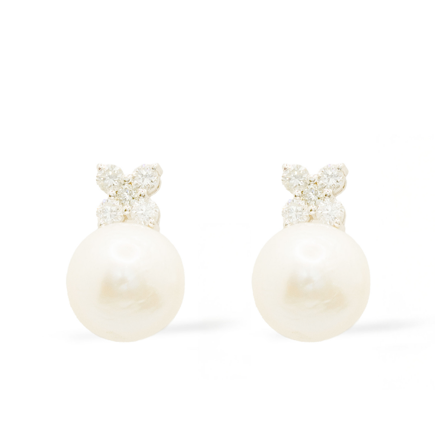 Snow Wite Pearl Earrings