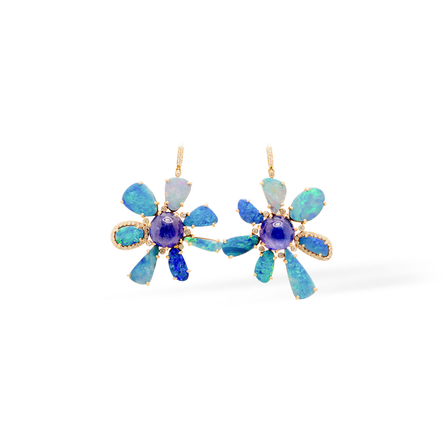 Lagoon Petals Opal Earrings