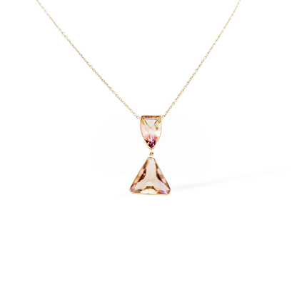 Prism Necklace in 14K Gold