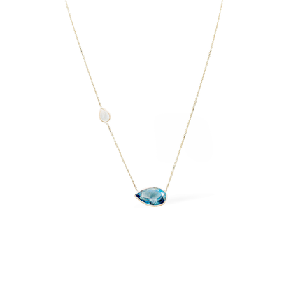 14K Gold Midnight Lagoon Necklace