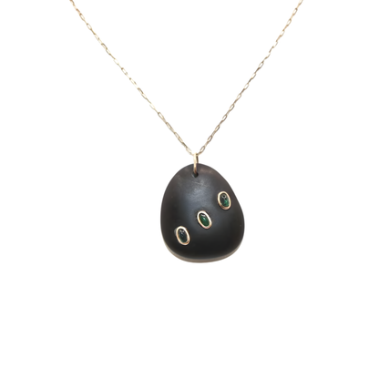 Noir Trigon Necklace