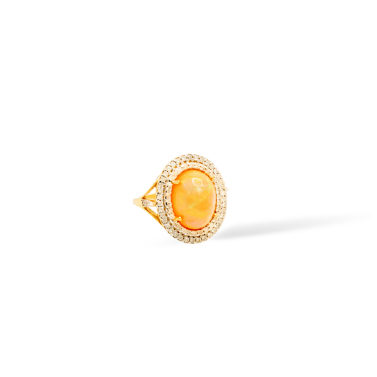Opal & Diamond Imperial Glow Ring