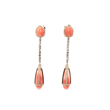 Coral Drop Earrings