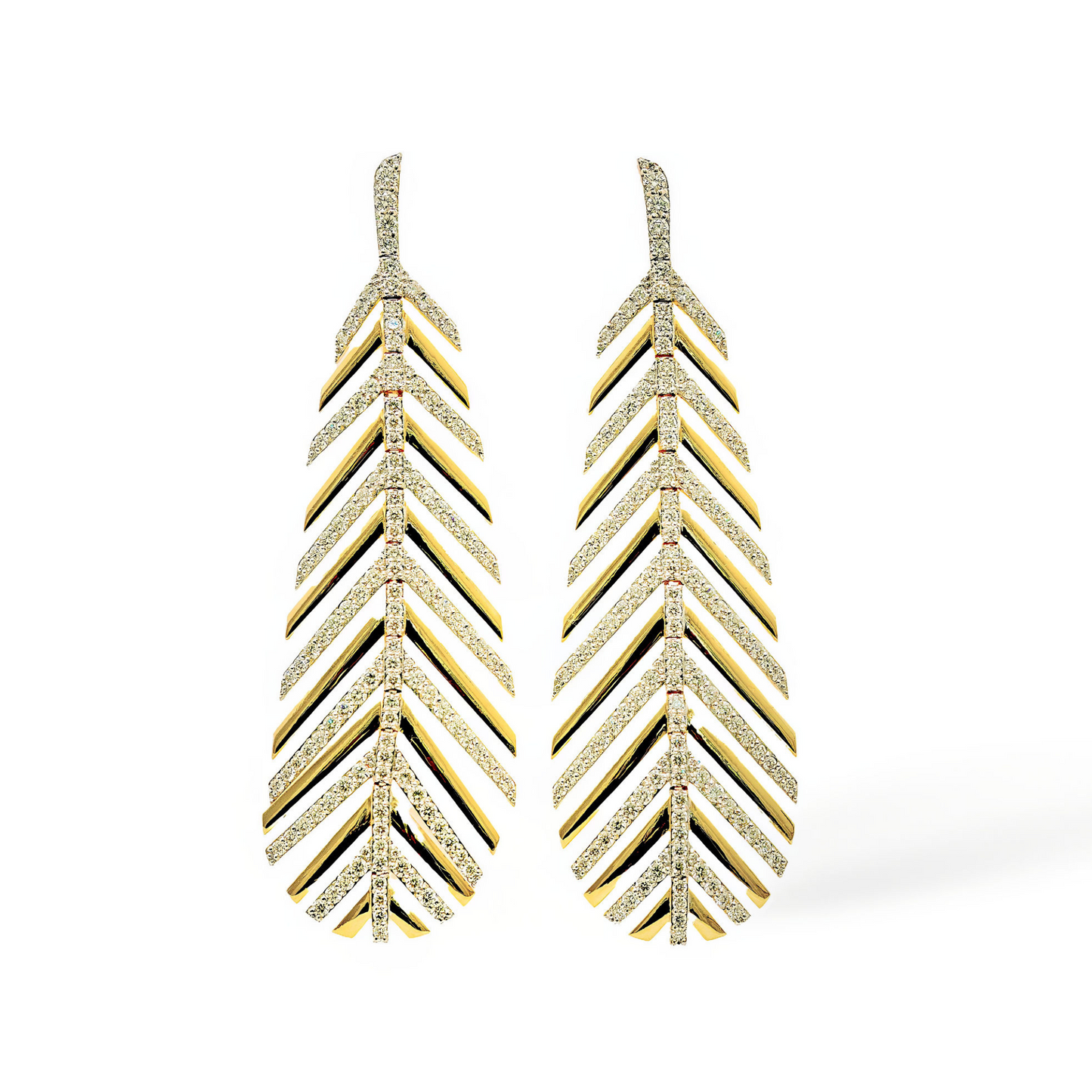 Lustra Leaf Earrings