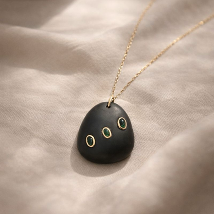 Noir Trigon Necklace