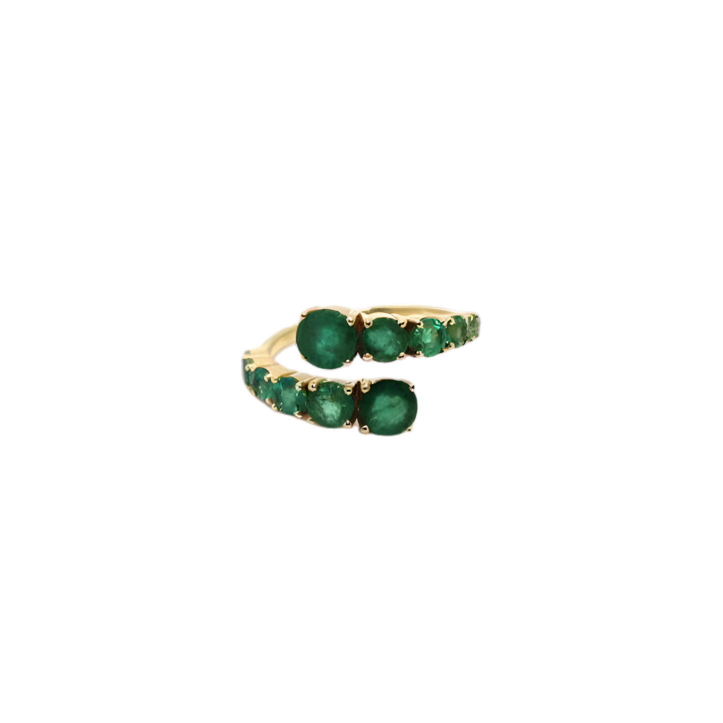 Emerald Cascade Ring