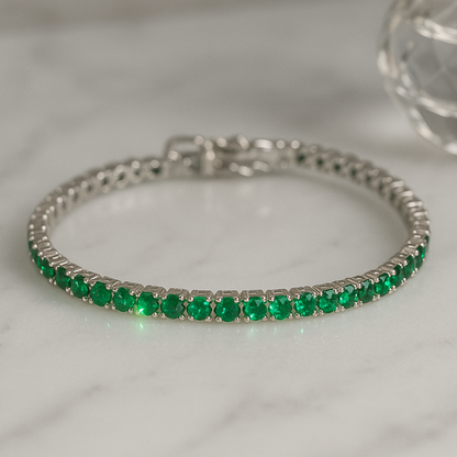 Emerald Tennis Bracelet