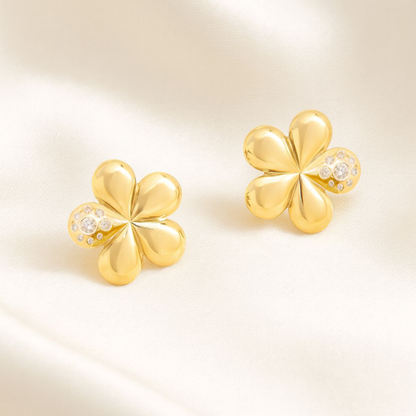 14K Yellow Gold Golden Bloom Earrings