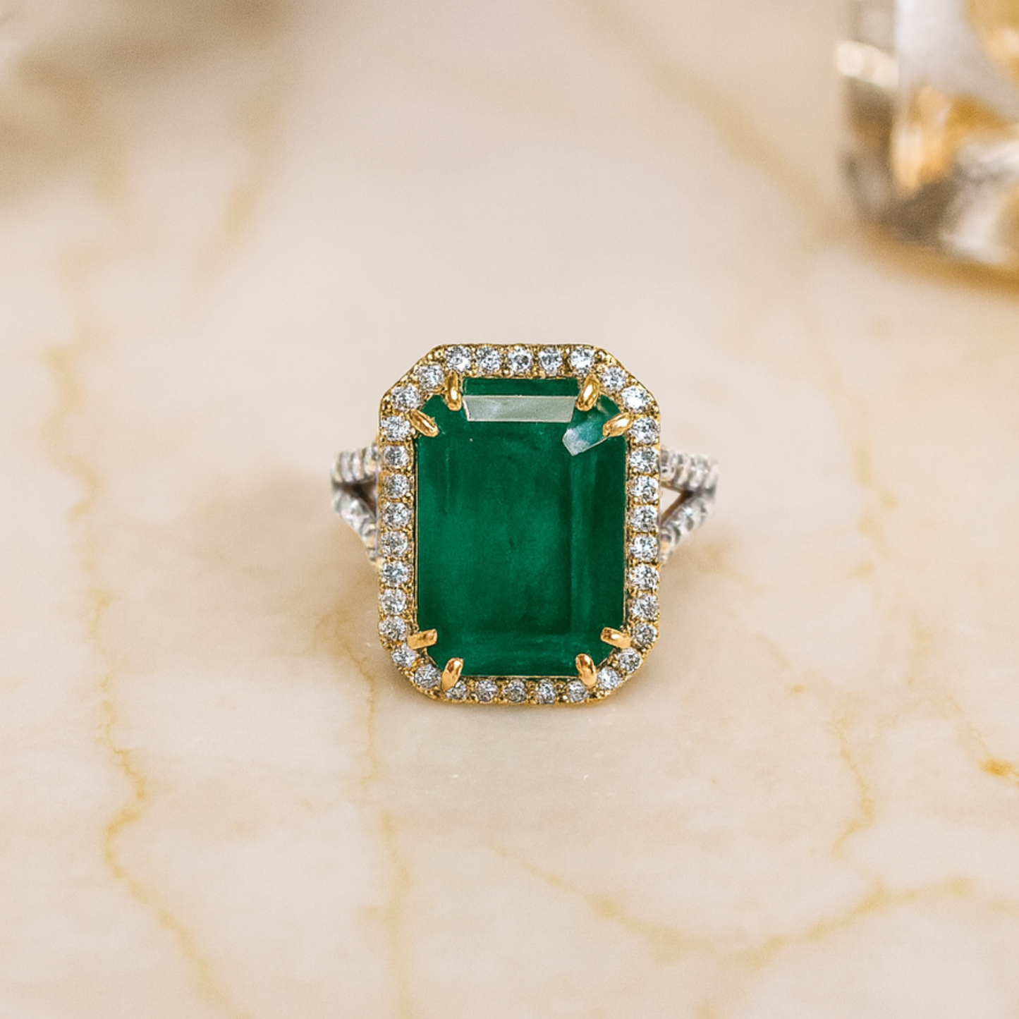 Emerald Cocktail Ring