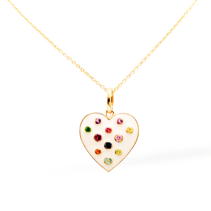 14K Yellow Gold Amour Chromatique Pendant