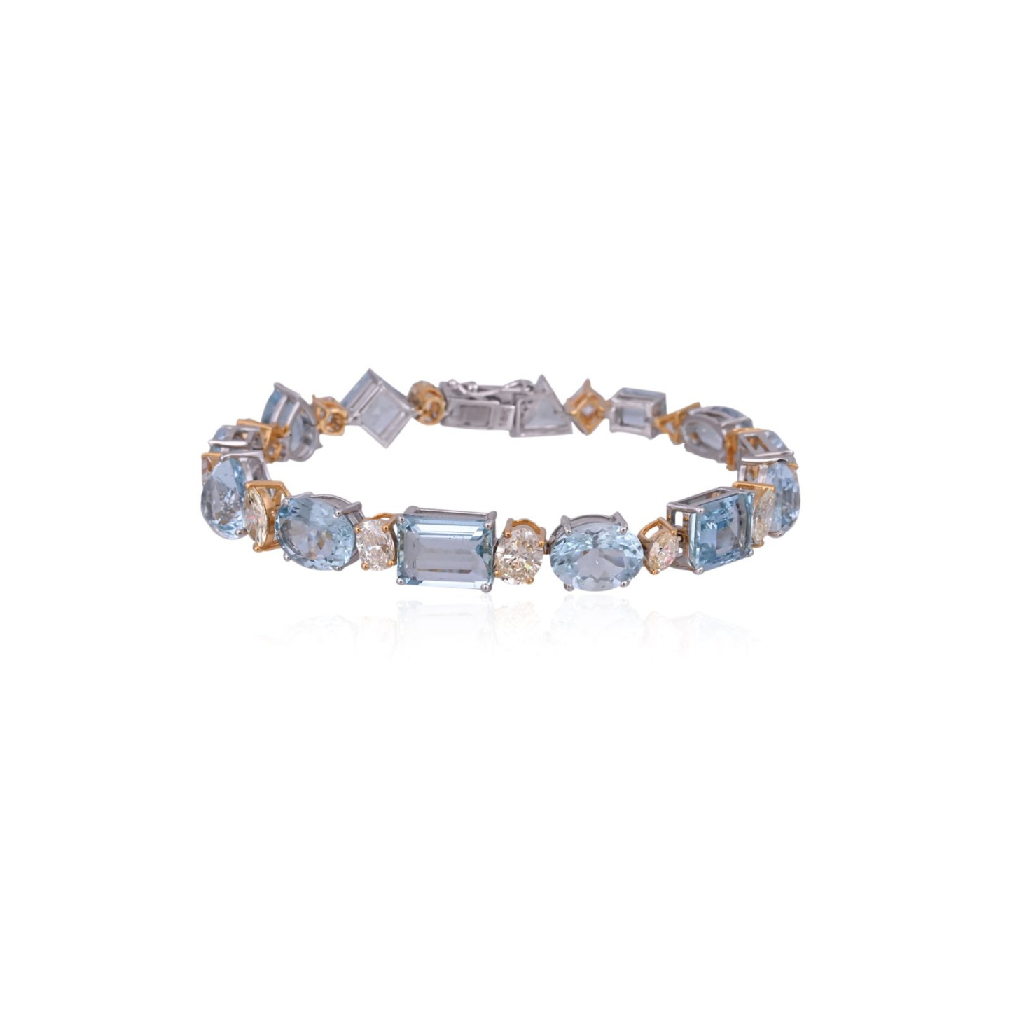 Glaciere Aquamarine & Diamond Bracelet