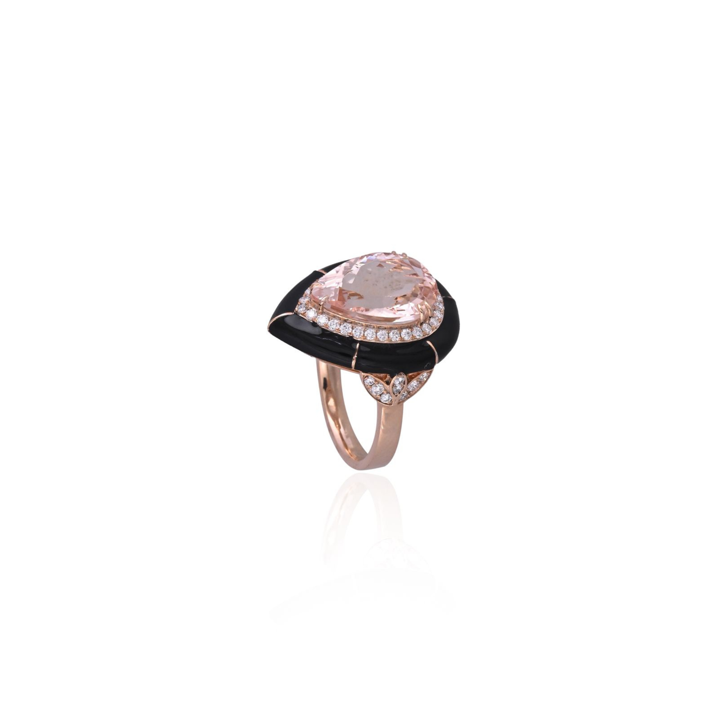 Noir Rosé Diamond & Onyx Ring