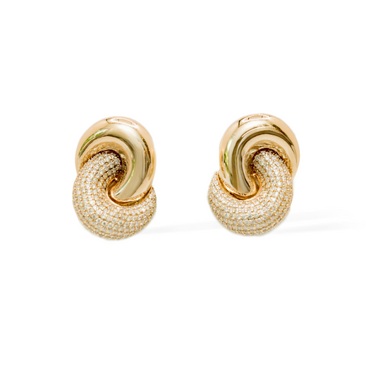 Gilded Knot Earrings